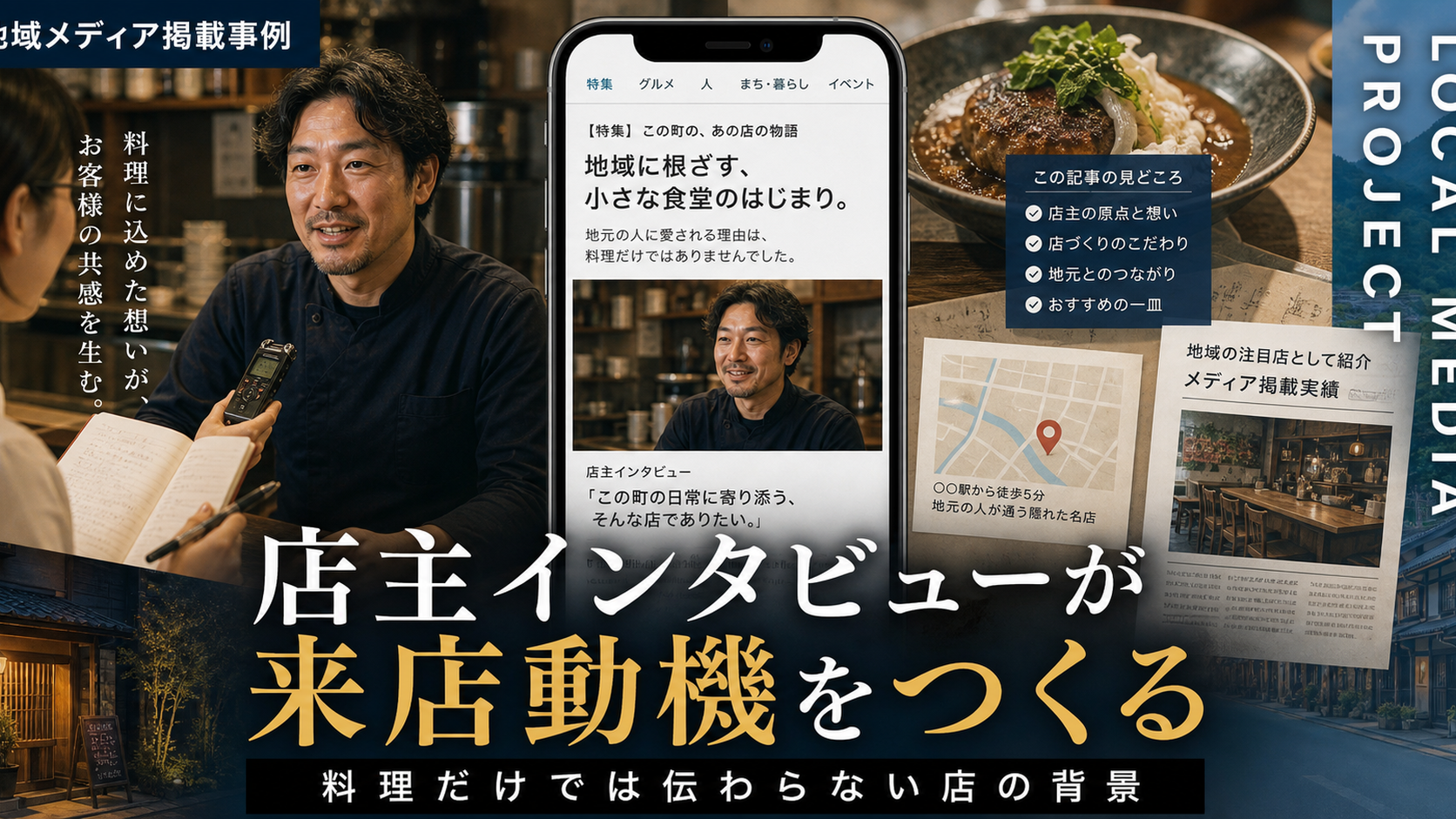 店主インタビュー記事が飲食店の来店動機を作る理由